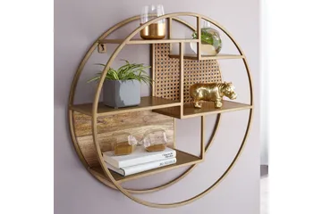 Tultered hylla - Brun - Products - Förvaring - Småförvaring - Väggförvaring