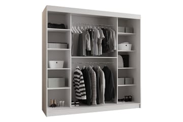 Tallmo Garderob m. Spegel 200x200 cm - Brun/Beige - Products - Förvaring - Garderober & garderobssystem
