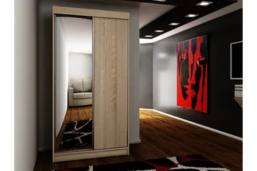 Top Garderob 100x62x200 cm - Beige - Products - Förvaring - Garderober & garderobssystem