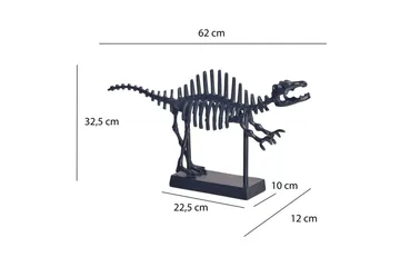 Dekorativ figur Wohnling Dekorativ T-Rex Aluminium Modern - Products - Inredning - Dekoration & inredningsdetaljer