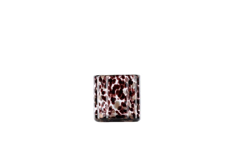 Glora Ljuslykta 8x8 cm - Svart - Products - Inredning - Ljus & dofter - Ljusstakar & ljuslyktor