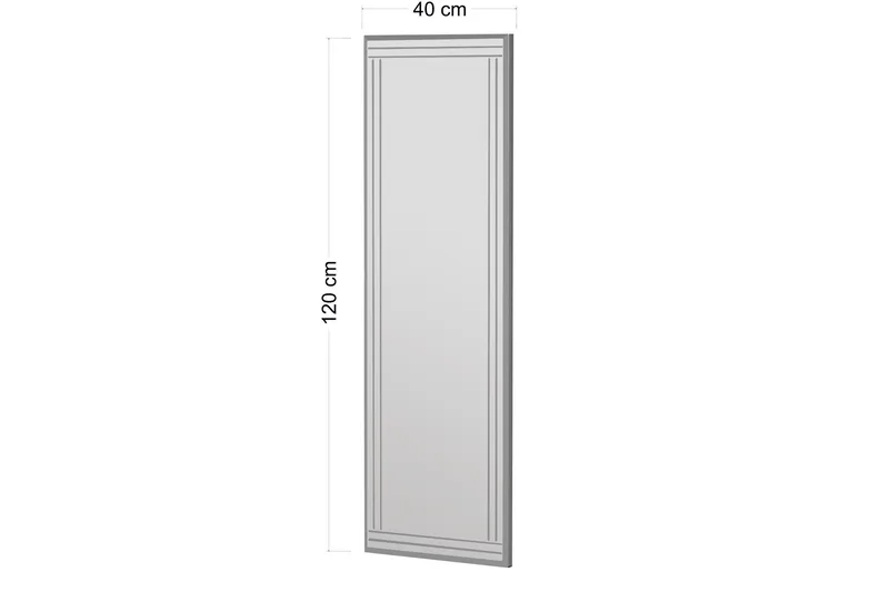 Pauli Spegel 40 cm Rektangulär - Vit - Products - Inredning - Spegel - Hallspegel