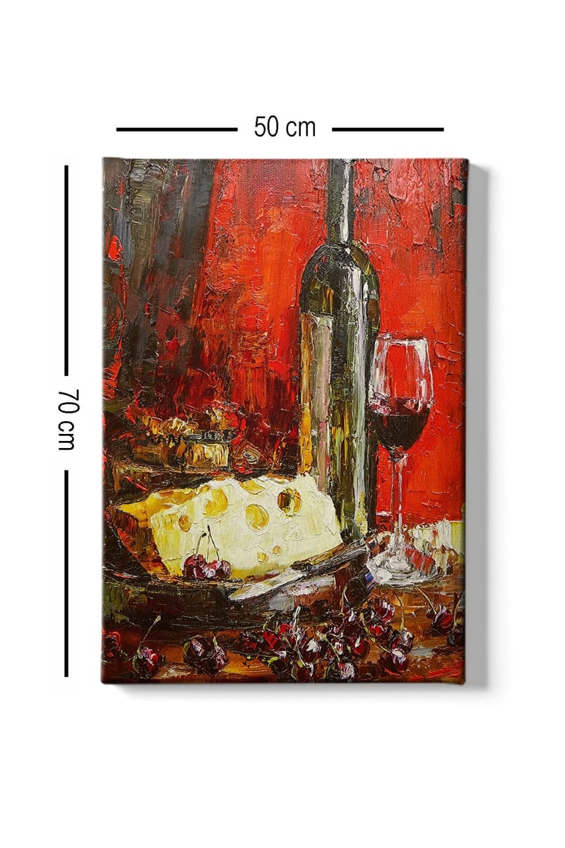 Dekorativ Canvastavla 50x70 cm - Flerfärgad - Products - Inredning - Tavlor & posters - Canvastavla