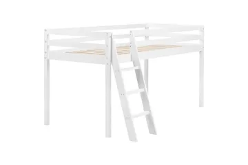 Låg våningssäng Ascoux - Vit - Products - Möbler - Barnmöbler - Barnsäng & juniorsäng - Loftsäng barn