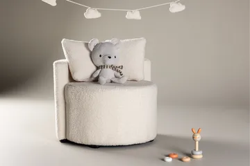 Kelso Barnsoffa Teddy - Vit - Products - Möbler - Barnmöbler - Barnsoffa