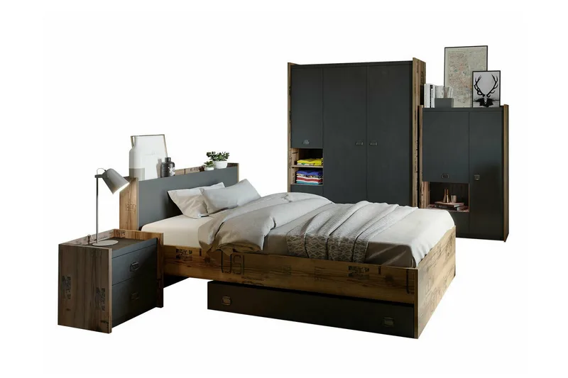 Rathmore Möbelset För Barnrum, Grå