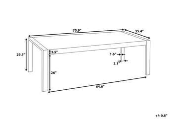 Arctic I Matbord 180 cm - Vit - Products - Möbler - Bord & matgrupp - Matbord & köksbord