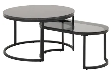 Belgrat Soffbord 70 cm - Svart - Products - Möbler - Bord & matgrupp - Avlastningsbord & sidobord - Satsbord