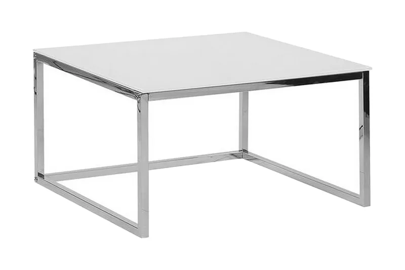 Brea Soffbord 2-pack - Vit/Glas - Products - Möbler - Bord & matgrupp - Avlastningsbord & sidobord - Satsbord