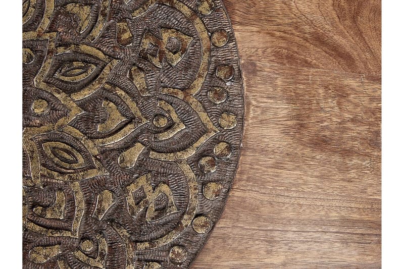 Daylinn Satsbord 54 cm - Mörkt trä/Guld - Products - Möbler - Bord & matgrupp - Avlastningsbord & sidobord - Satsbord