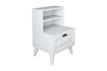 Eladia Sängbord 45 cm - Vit - Products - Möbler - Bord & matgrupp - Avlastningsbord & sidobord - Sängbord & nattduksbord