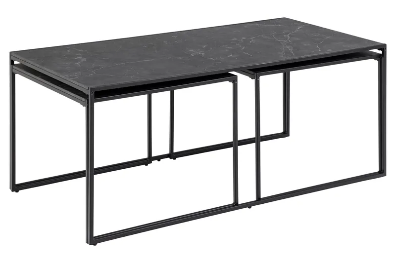 Elgrau Soffbord 120x60 cm, Svart