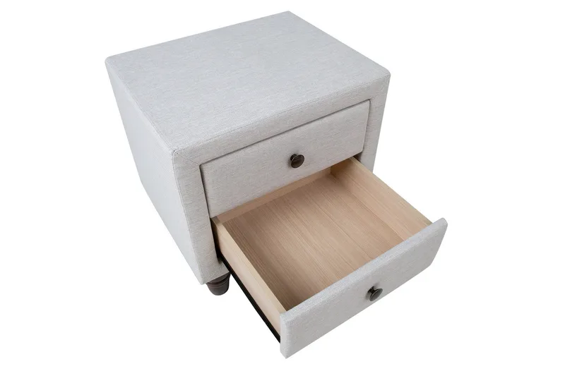 Emilia Sängbord Ljusbeige - Products - Möbler - Bord & matgrupp - Avlastningsbord & sidobord - Sängbord & nattduksbord