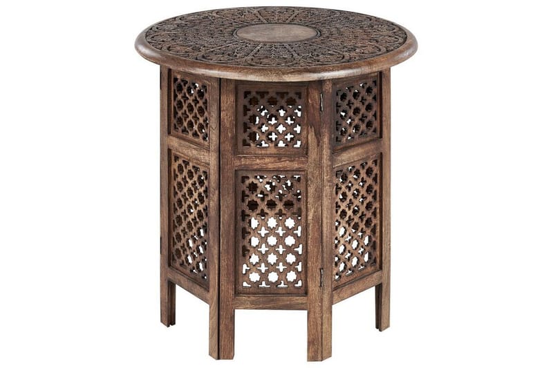 Fayola Sidobord 53 cm, Mörkt trä