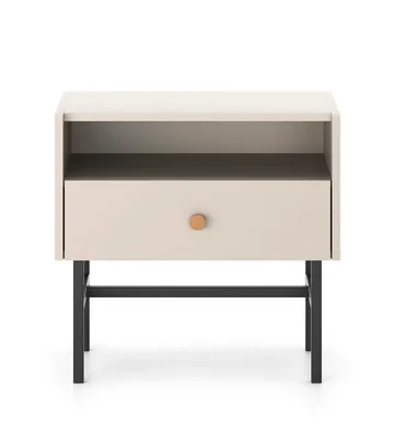 Francisca Sängbord 55 cm - Cashmere - Products - Möbler - Bord & matgrupp - Avlastningsbord & sidobord - Sängbord & nattduksbord