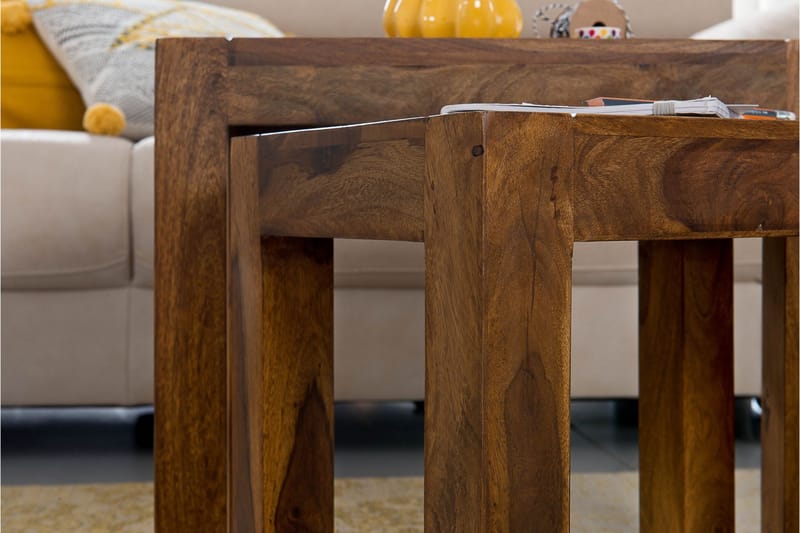 Jaisen Satsbord 45 cm 3 Bord - Massivt Trä - Products - Möbler - Bord & matgrupp - Avlastningsbord & sidobord - Satsbord