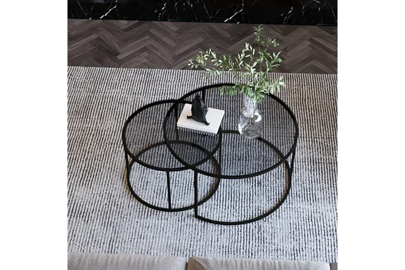 Kashiwa Soffbord 60 cm - Svart - Products - Möbler - Bord & matgrupp - Avlastningsbord & sidobord - Satsbord