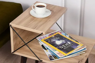 Kaysie Sängbord 50 cm - Natur - Products - Möbler - Bord & matgrupp - Avlastningsbord & sidobord - Sängbord & nattduksbord