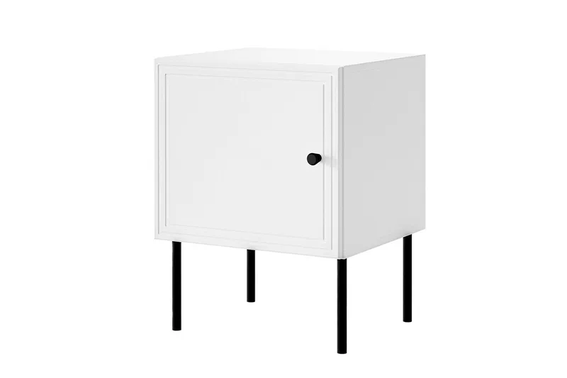 Laholm Sängbord 45 cm, Vit