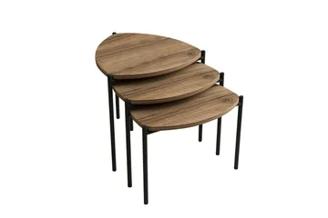 Lenny Satsbord - Valnöt - Products - Möbler - Bord & matgrupp - Avlastningsbord & sidobord - Satsbord