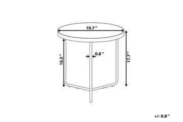 Melody S Sidobord 50 cm - Trä/Natur - Products - Möbler - Bord & matgrupp - Avlastningsbord & sidobord - Brickbord & småbord