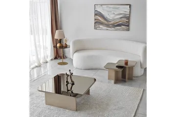 Moosonee Soffbord 80 cm - Beige - Products - Möbler - Bord & matgrupp - Avlastningsbord & sidobord - Satsbord