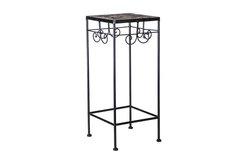 Mosaic Blompiedestal, Grå