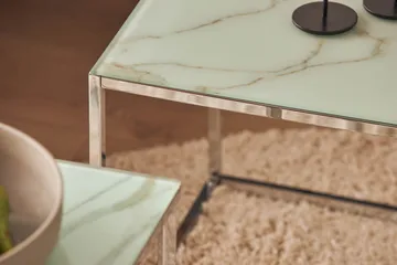 Nelly Sidobord 45 cm - Vit/Krom - Products - Möbler - Bord & matgrupp - Avlastningsbord & sidobord - Brickbord & småbord