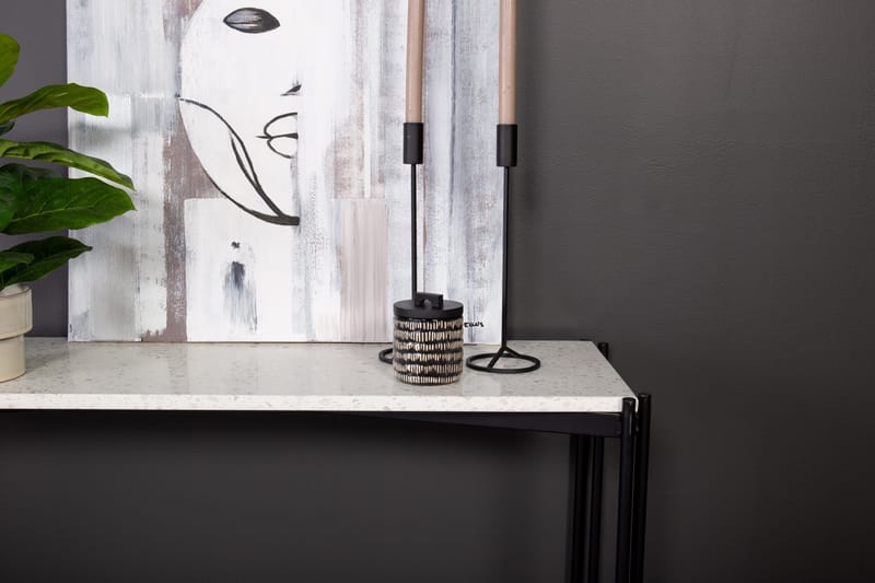 Razzia Deluxe Sidobord - Svart/Vit - Products - Möbler - Bord & matgrupp - Avlastningsbord & sidobord - Brickbord & småbord