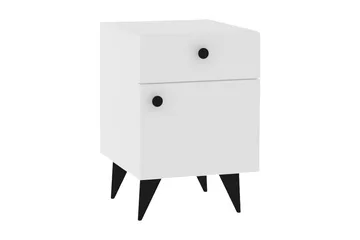Rinorea Sängbord 40x60 cm - Vit - Products - Möbler - Bord & matgrupp - Avlastningsbord & sidobord - Sängbord & nattduksbord