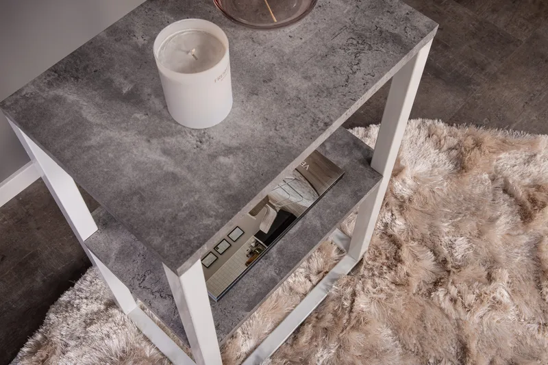 Rise Sängbord 30 cm - Vit - Products - Möbler - Bord & matgrupp - Avlastningsbord & sidobord - Sängbord & nattduksbord