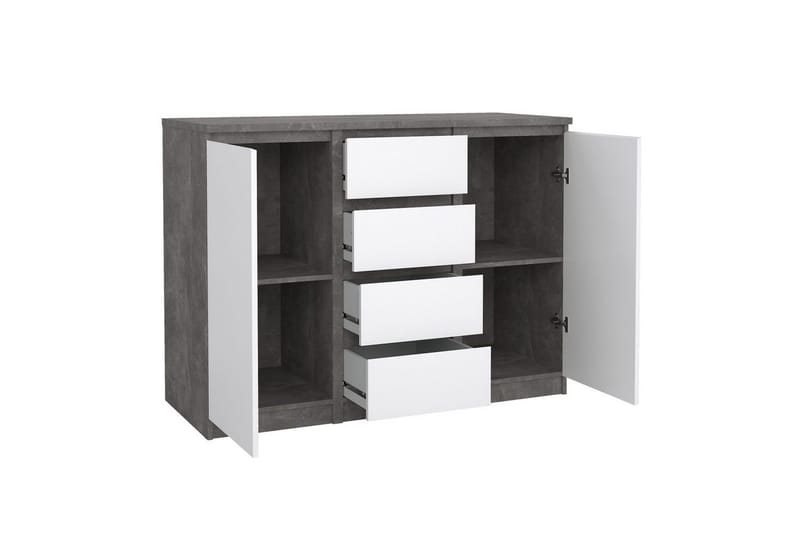 Salomns Sidobord 121 cm - Vit - Products - Möbler - Bord & matgrupp - Avlastningsbord & sidobord - Brickbord & småbord