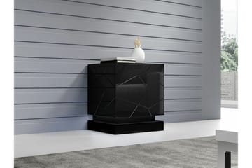 Strontian Sängbord 46 cm Scandinavian Choice Black - Products - Möbler - Bord & matgrupp - Avlastningsbord & sidobord - Sängbord & nattduksbord