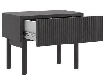 Takayo Sängbord 50 cm - Svart - Products - Möbler - Bord & matgrupp - Avlastningsbord & sidobord - Sängbord & nattduksbord