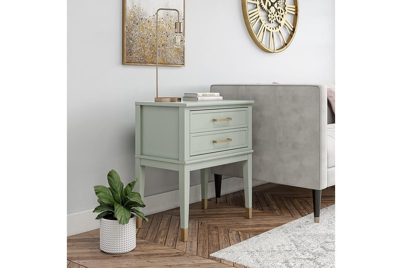 Westerleigh Sidobord 60 cm Grön - CosmoLiving - Products - Möbler - Bord & matgrupp - Avlastningsbord & sidobord - Brickbord & småbord