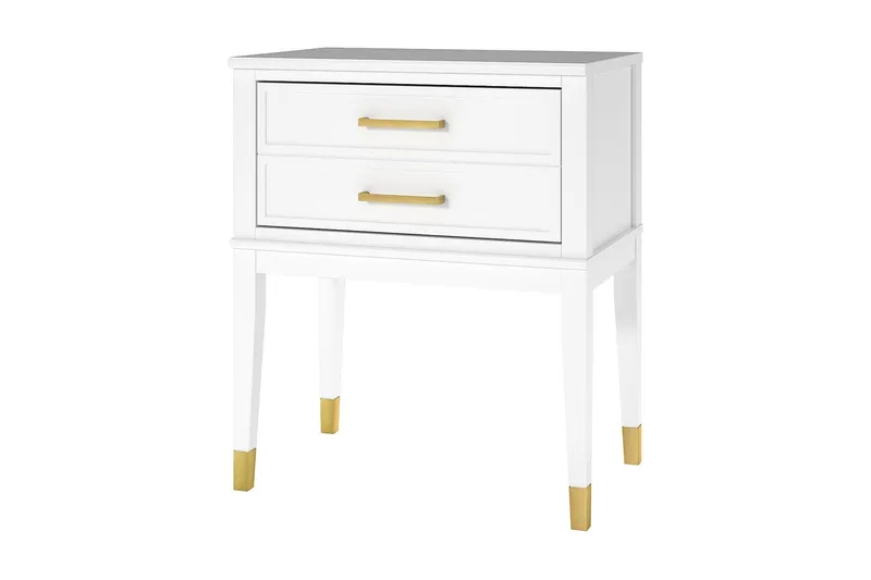 Westerleigh Sidobord 60 cm Vit - CosmoLiving - Products - Möbler - Bord & matgrupp - Avlastningsbord & sidobord - Brickbord & småbord