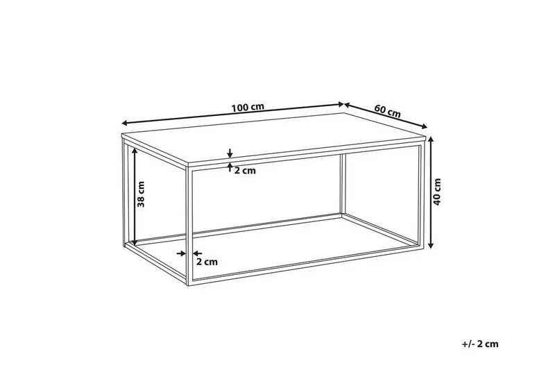 Barreras Soffbord - Valnötsbrun - Products - Möbler - Bord & matgrupp - Soffbord
