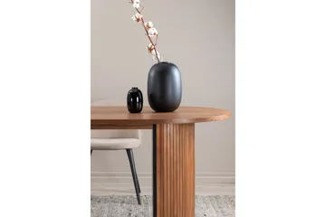 Bianca Matbord 200 cm Ovalt - Valnötsbrun - Products - Möbler - Bord & matgrupp - Matbord & köksbord