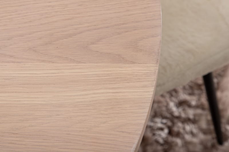 Bianca Matgrupp 110 cm Rund med 4 Polar stolar - Svart - Products - Möbler - Bord & matgrupp - Matgrupp