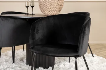 Bianca runt matbord med 4st Berit matstol - Products - Möbler - Bord & matgrupp - Matgrupp