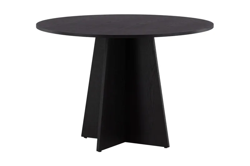 Bootcut Matbord 110 cm Runt - Svart - Products - Möbler - Bord & matgrupp - Matbord & köksbord