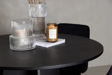 Bootcut Matgrupp 110 cm Rund med 4 Night stolar - Svart - Products - Möbler - Bord & matgrupp - Matgrupp