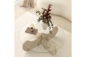 Chaino Soffbord 90 cm - Beige - Products - Möbler - Bord & matgrupp - Soffbord