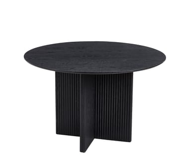 Crossby runt matbord Ø120 cm - Svartbetsad ek - Svartbetsad ek - Products - Möbler - Bord & matgrupp - Matbord & köksbord