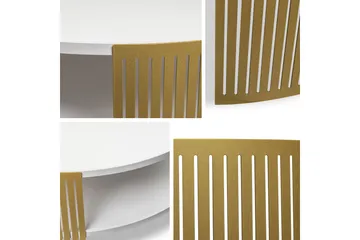 Friend Soffbord 75 cm - Guld/Vit - Products - Möbler - Bord & matgrupp - Soffbord