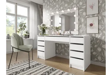 Harland Sminkbord 154 cm - Vit - Products - Möbler - Bord & matgrupp - Sminkbord & toalettbord