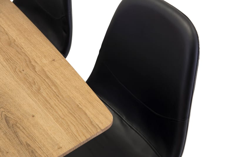 Inca Matgrupp 160 cm Rektangulär med 4 Polar stolar - Svart - Products - Möbler - Bord & matgrupp - Matgrupp