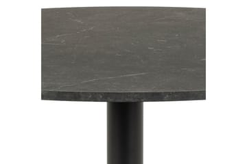 Jora Matbord 110 cm Runt - Svart/Matt Svart - Products - Möbler - Bord & matgrupp - Marmorbord