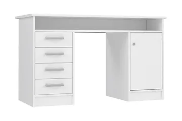 Baacwood Skrivbord 126 cm - Vit - Products - Möbler - Bord & matgrupp - Kontorsbord - Datorbord