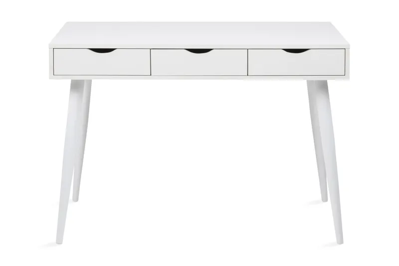 Gradina Skrivbord 110 cm med Förvaring 3 Lådor - Vit - Products - Möbler - Bord & matgrupp - Kontorsbord - Datorbord